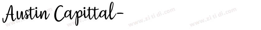 Austin Capittal字体转换